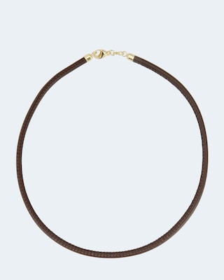 Produktabbildung 2 für Lederband mit Silberverschluss