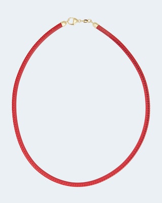 Produktabbildung 3 für Lederband mit Silberverschluss