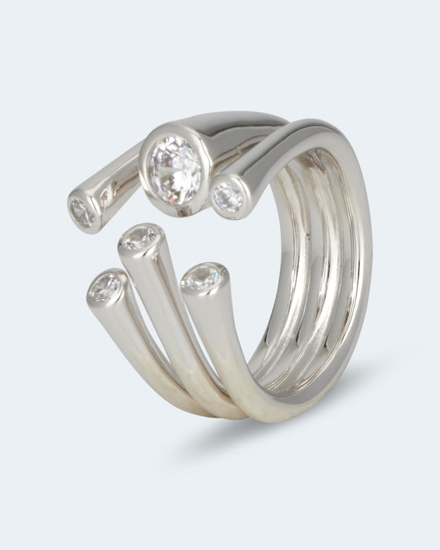 Ring mit Zirkonia