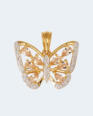 Produktabbildung 1 für Anhänger mit Morganit & Topas