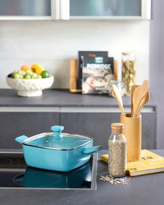 Produktabbildung 2 für Viereckpfanne mit Glasdeckel