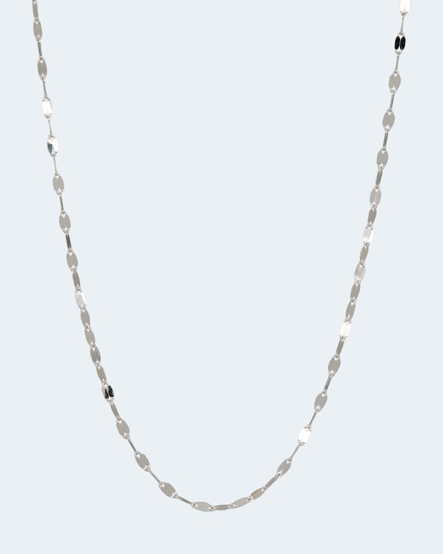 Plättchenkette aus Platin 950
