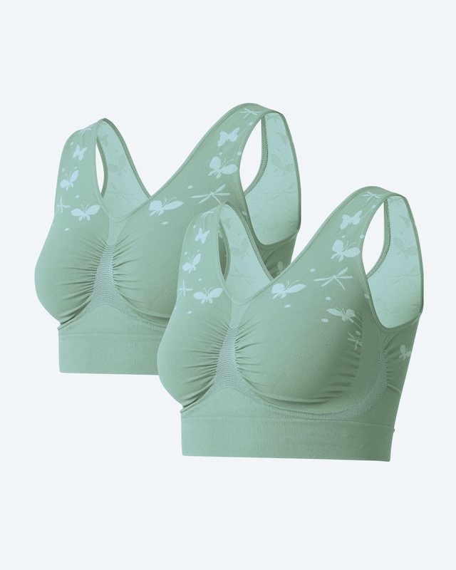 Bustier "Schmetterlingsflug", 2tlg.