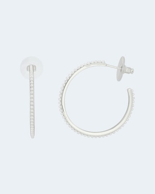 Produktabbildung 3 für Creolen mit Kunstperlen