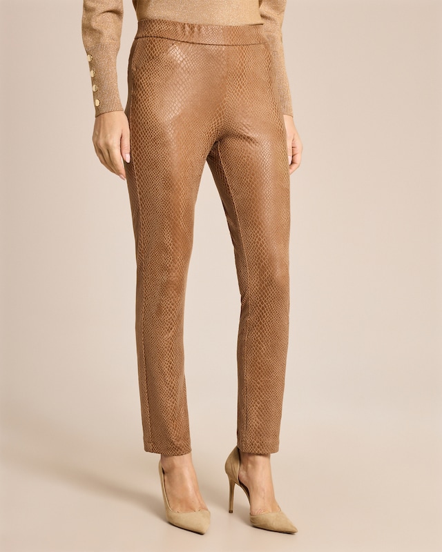 JW Schlupfhose in Schlangenlederoptik