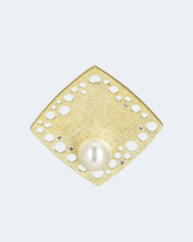 Anhänger mit MK-Perle 10mm & Zirkonia