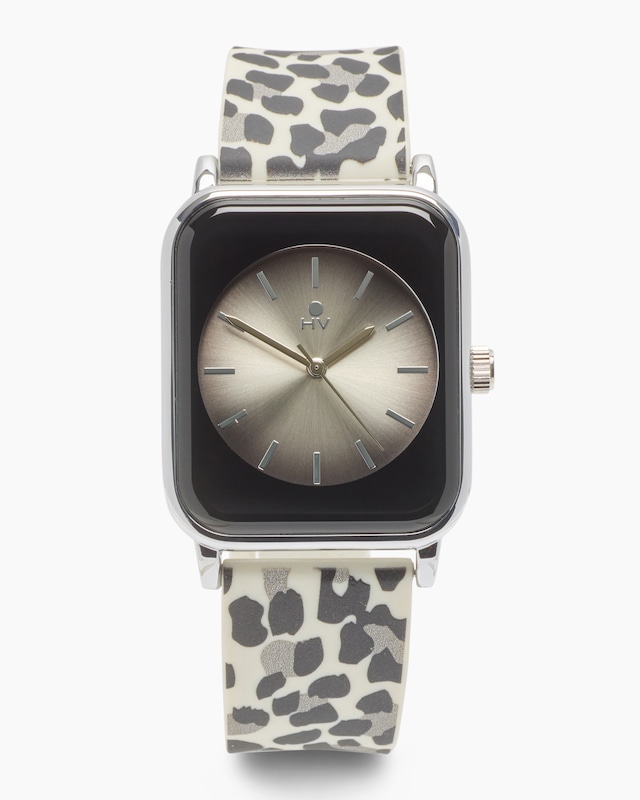 Damenuhr mit Silikonarmband