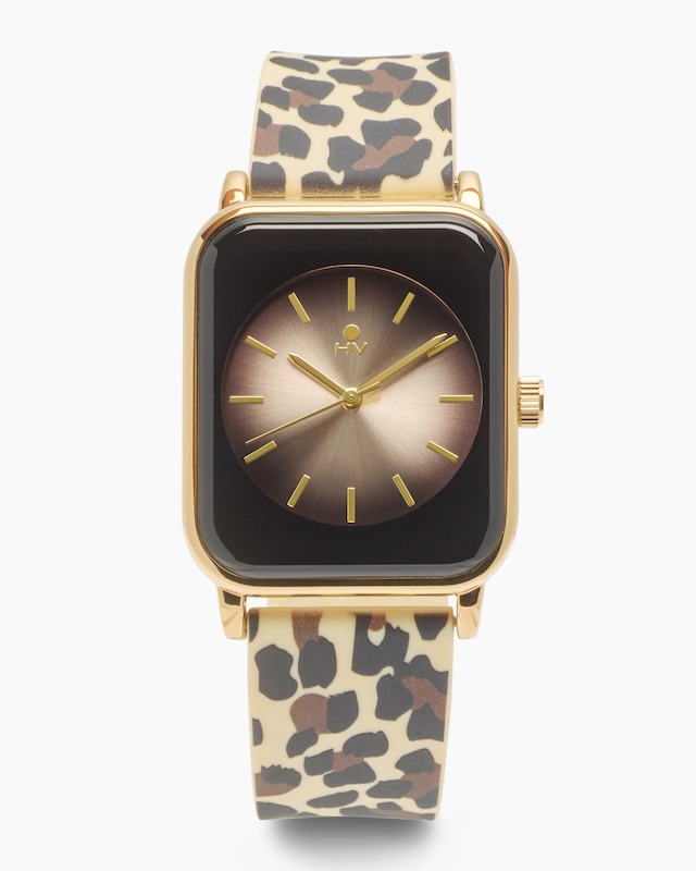 Damenuhr mit Silikonarmband