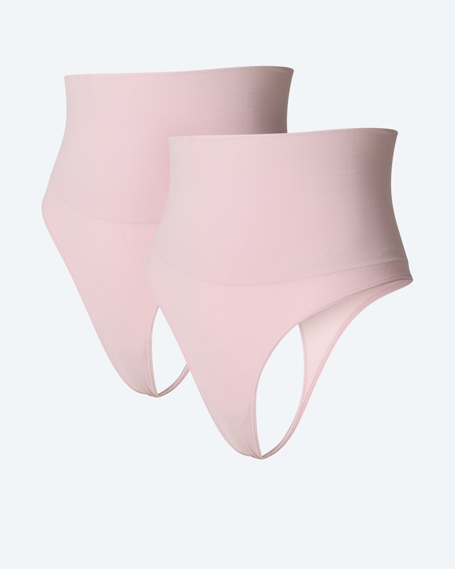 String mit Doppel-Shape-Bund, 2tlg.