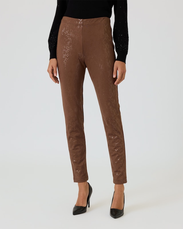 Thermohose mit Schlangen-Print