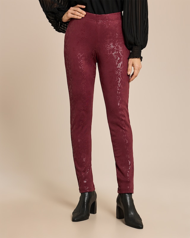 Thermohose mit Schlangen-Print