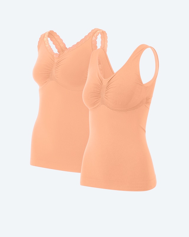 Leichttops (uni & Spitze)