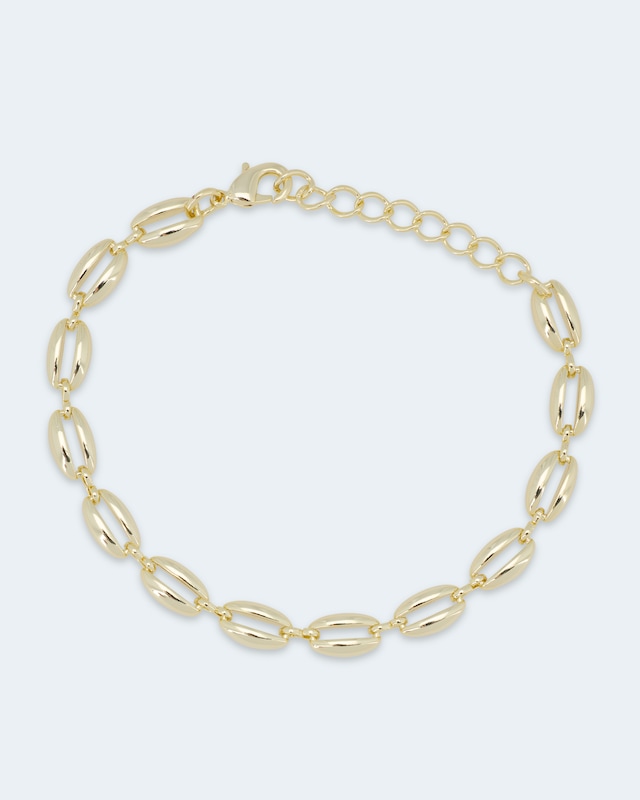 Armband in Panzerketten-Optik