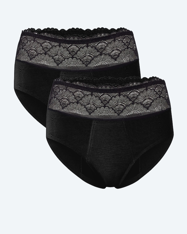 Protection Panty Medium Spitze, Duo