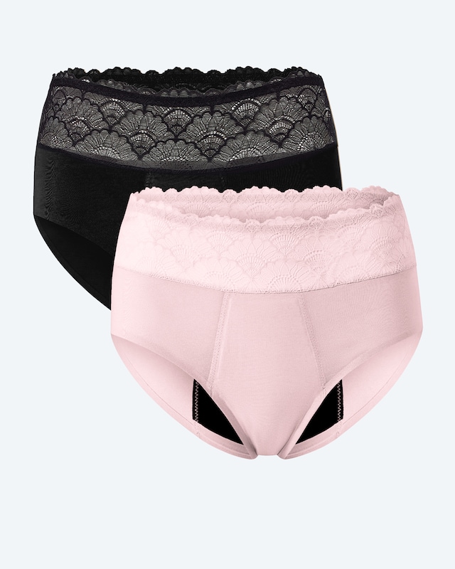 Protection Panty Medium Spitze, Duo
