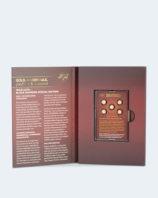 Produktabbildung 3 für Goldmünzen Raubkatzen, 5tlg.