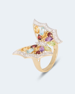 Produktabbildung 3 für Ring Multi-Edelstein