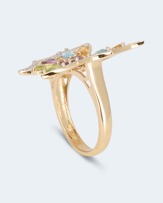 Produktabbildung 4 für Ring Multi-Edelstein