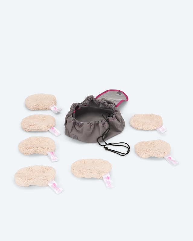 Abschmink-Wölkchen mit Tasche, 8tlg.