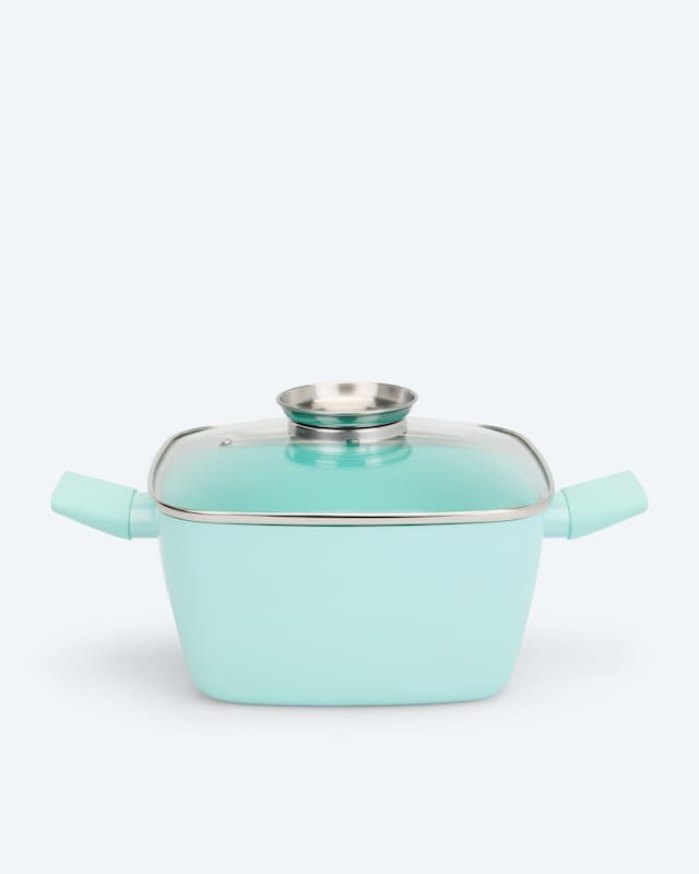 Viereckpfanne mit Aromadeckel