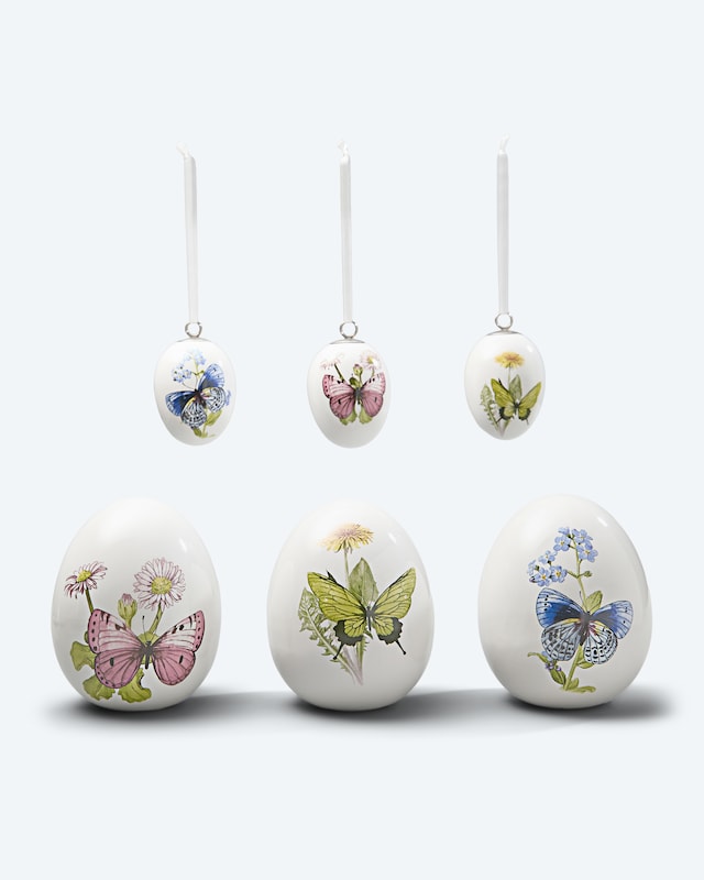Dekoeier Schmetterling, 6er Set