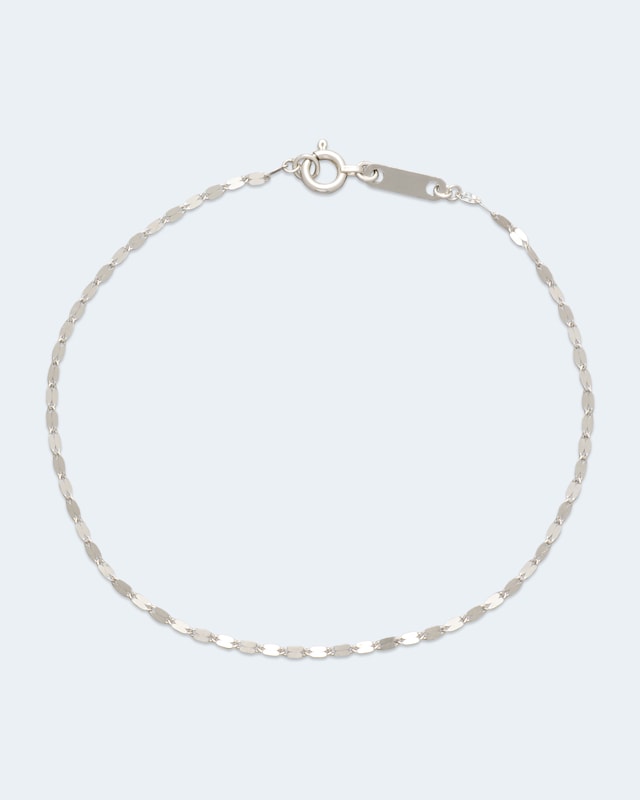 Plättchenarmband in Platin 950