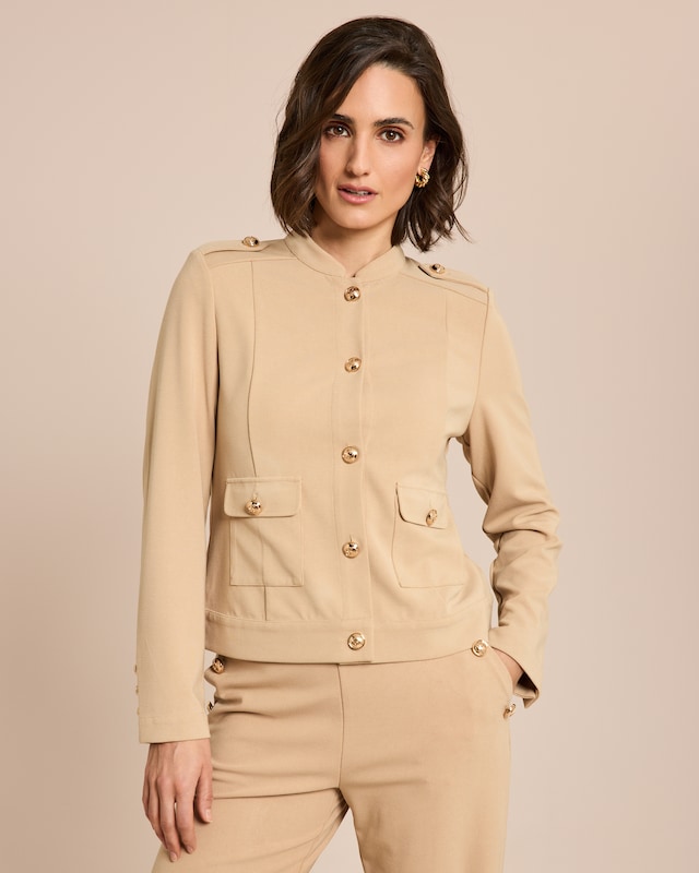 Couture Jacke mit Knopfdetails