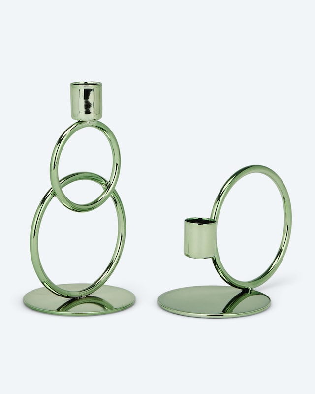 Kerzenständer "Ringe", 2tlg.