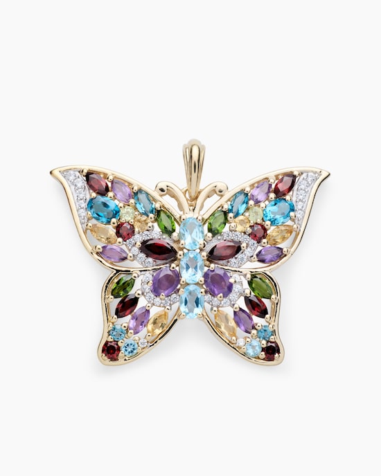 Produktabbildung für Anhänger mit Multi-Edelstein