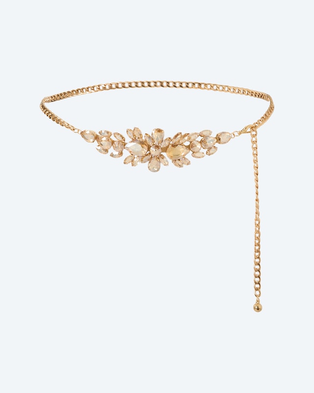 Kettengürtel mit Steinchenverzierung