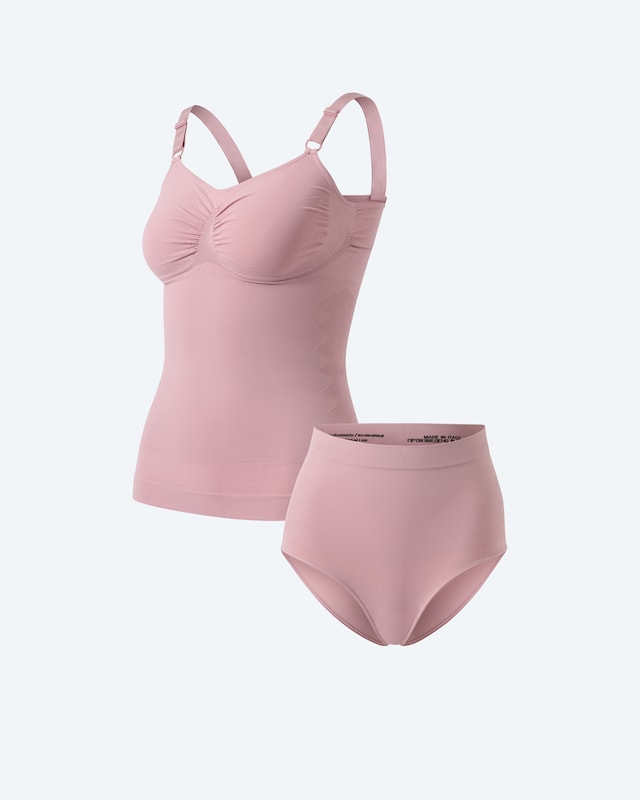 Midi Control Set aus Top + Bauchkontrollslip