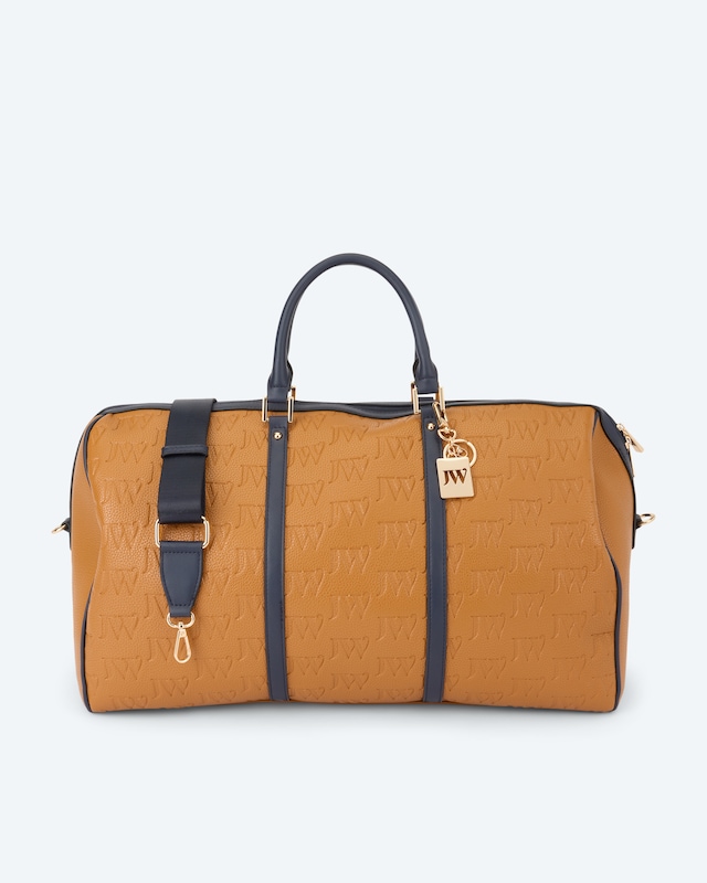 Weekender mit Logoprägung
