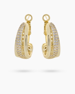 Produktabbildung 2 für Creolen mit Zirkonia