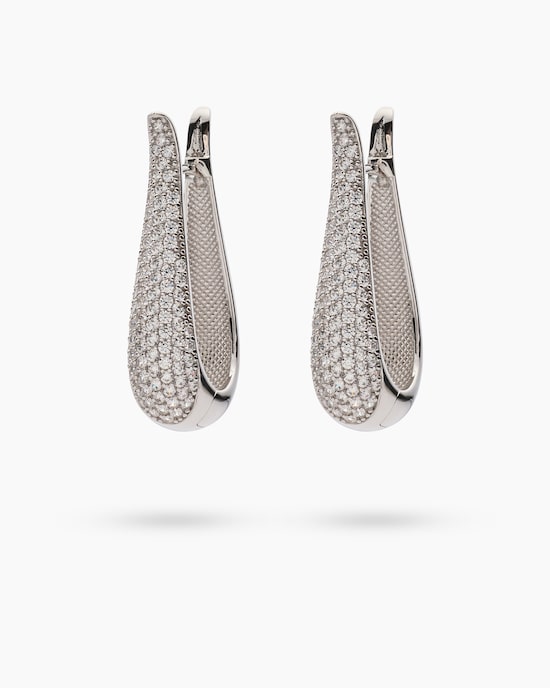 Produktabbildung für Creolen mit Zirkonia