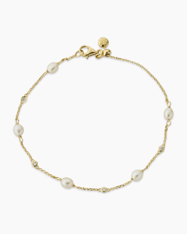 Armband mit SWZ-Perlen & Zirkonia