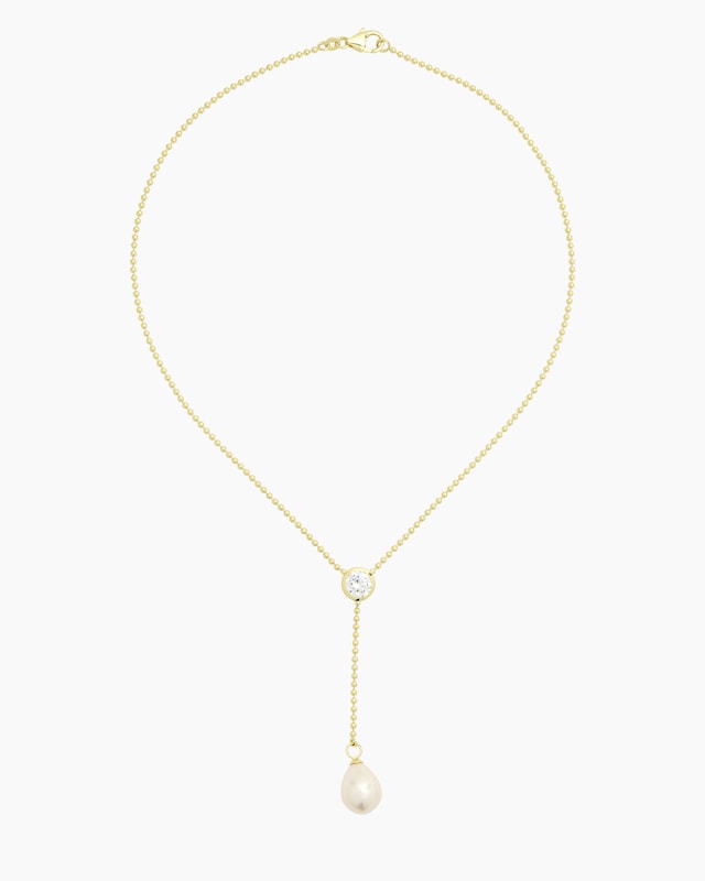 Y-Collier mit MK-Perle