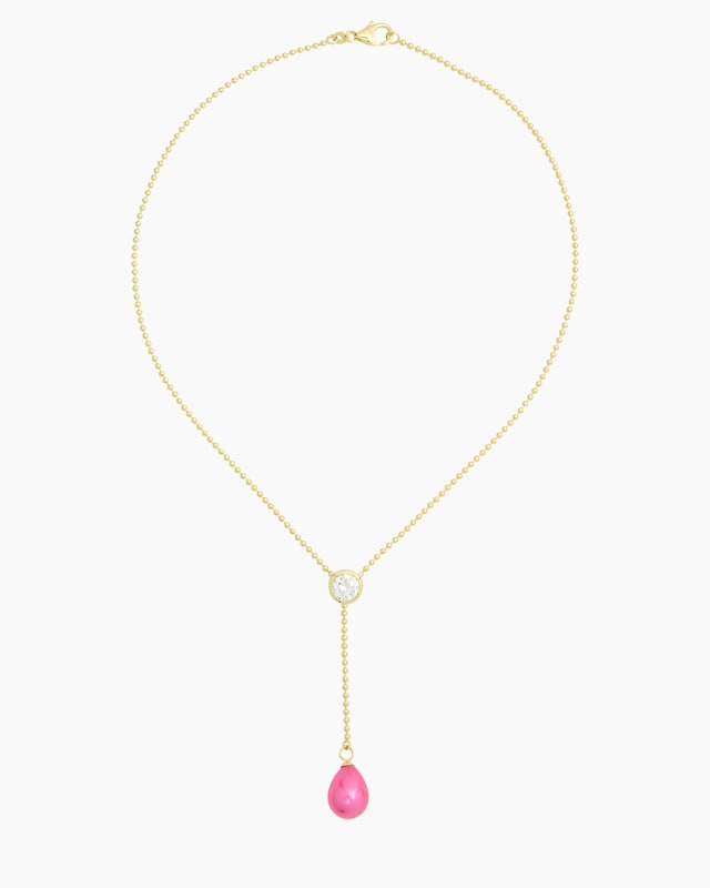 Y-Collier mit MK-Perle