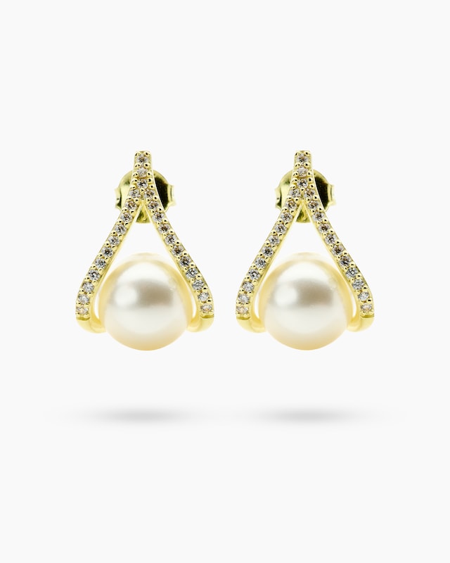 Ohrstecker mit MK-Perle 10 mm