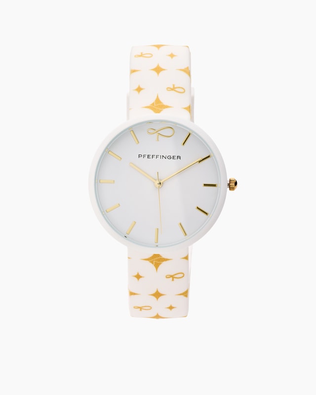 Damenuhr mit Silikonarmband