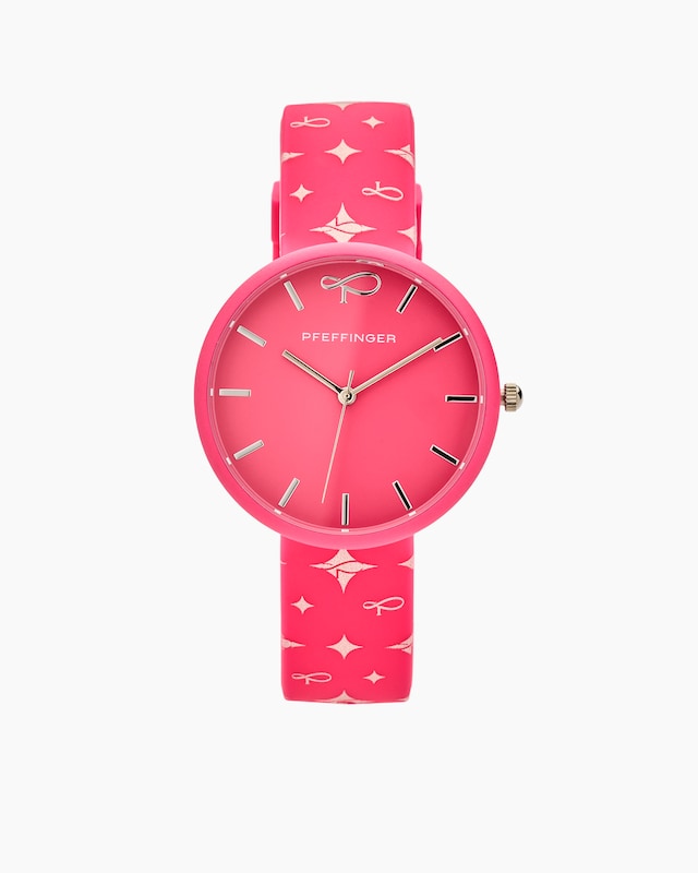 Damenuhr mit Silikonarmband