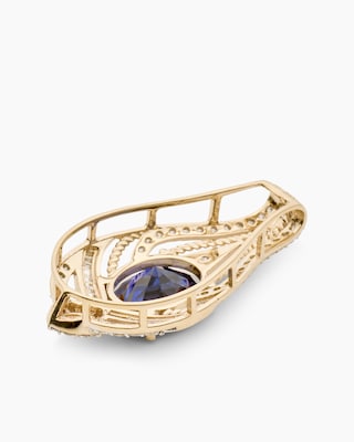 Produktabbildung 3 für Anhänger mit Tansanit AAAAA, Brillant & Diamant