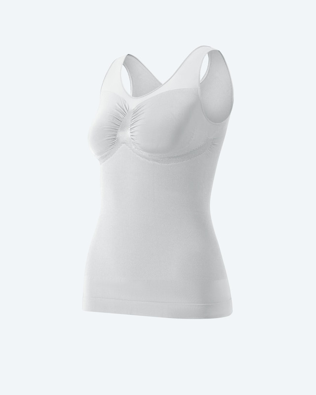 Top mit transparentem Ausschnitt