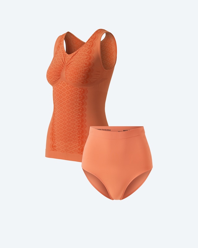 Midi Control Set aus Top + Bauchkontrollslip