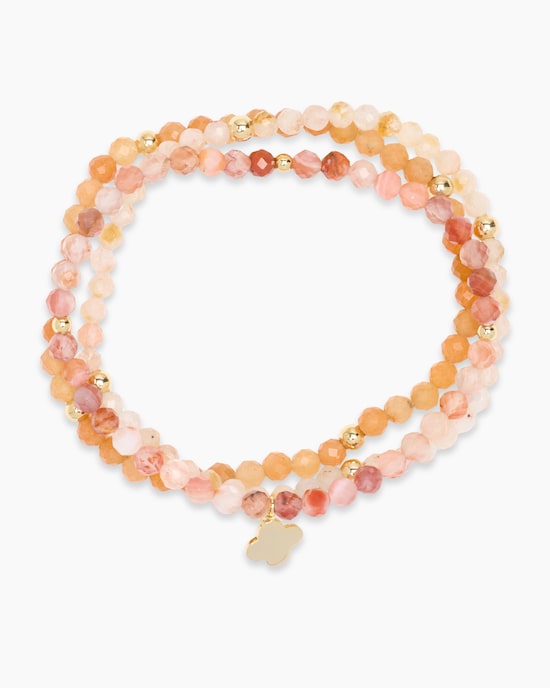 Produktabbildung für Stretch-Edelsteinarmbänder, 3er Set