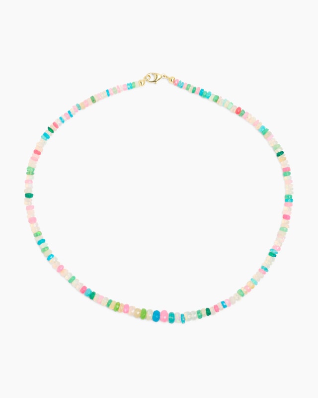 Collier mit Kristallopal