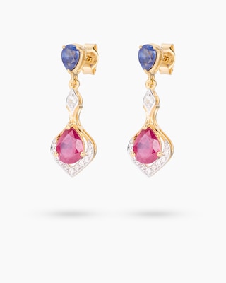 Produktabbildung 1 für Ohrstecker mit Sambia Rubin