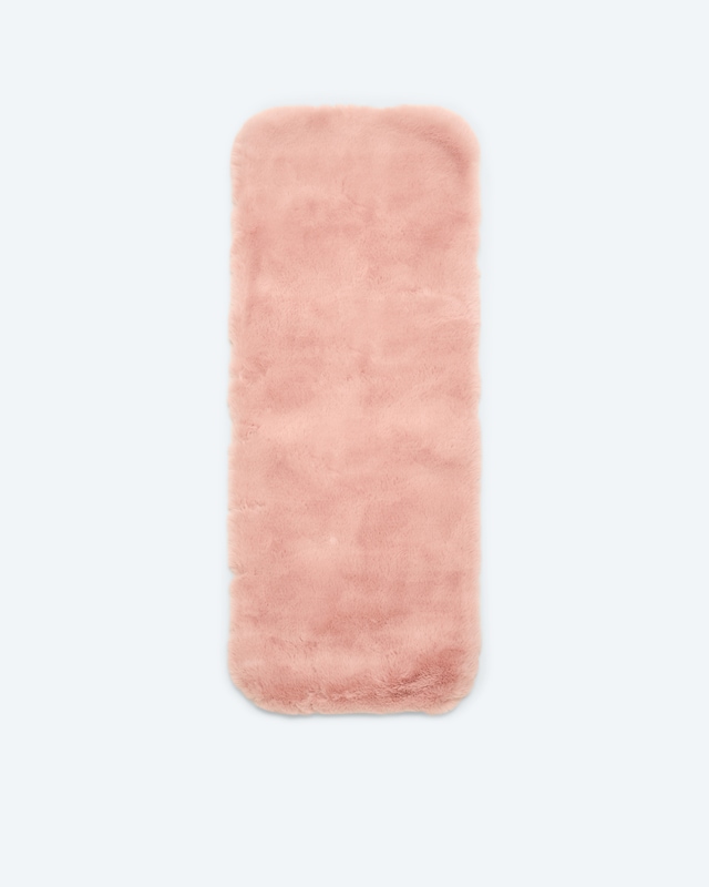 Bankauflage "Britt" in Kaninchenfell-Optik