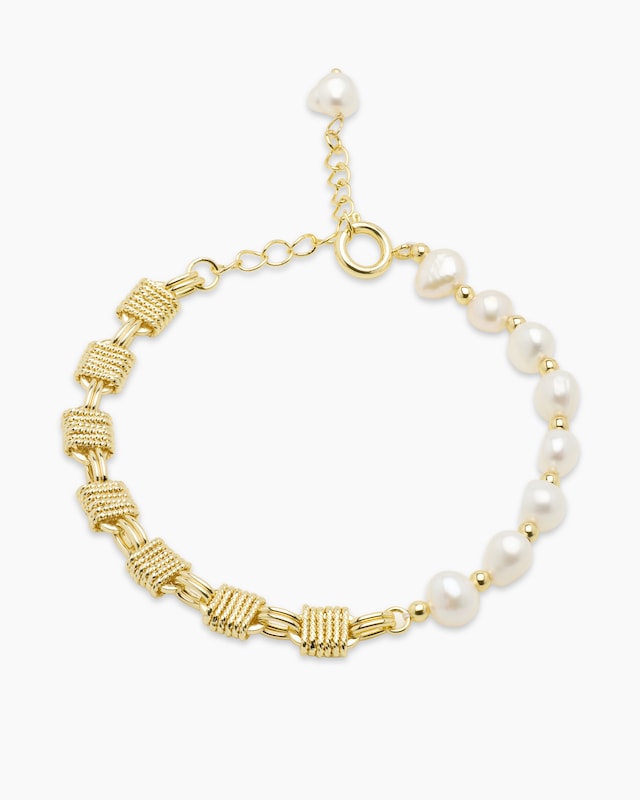 Armband mit Süßwasserzuchtperlen