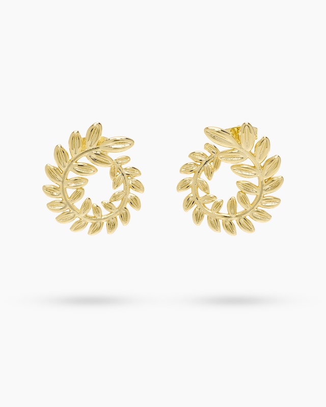 Ohrstecker im Blätterdesign