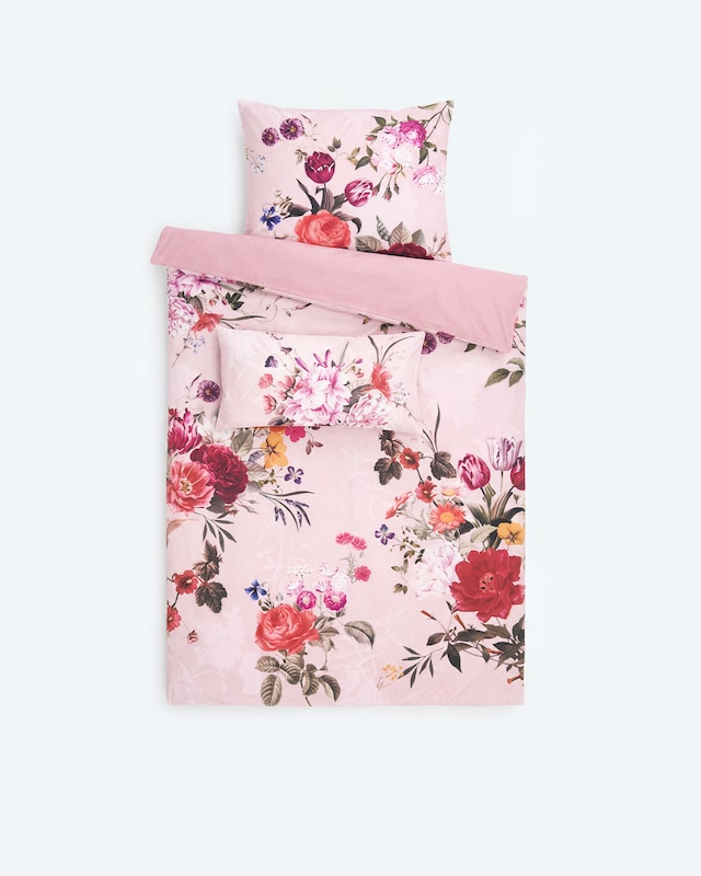 Wendebettwäsche "Englische Rose", 3tlg.